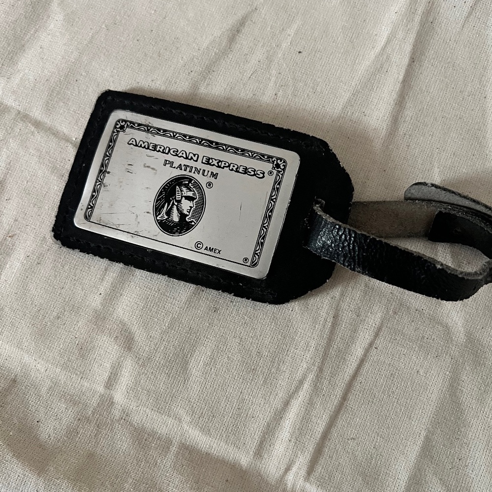 SOLD SOLD Official American Express Platinum Luggage / Bag Tag